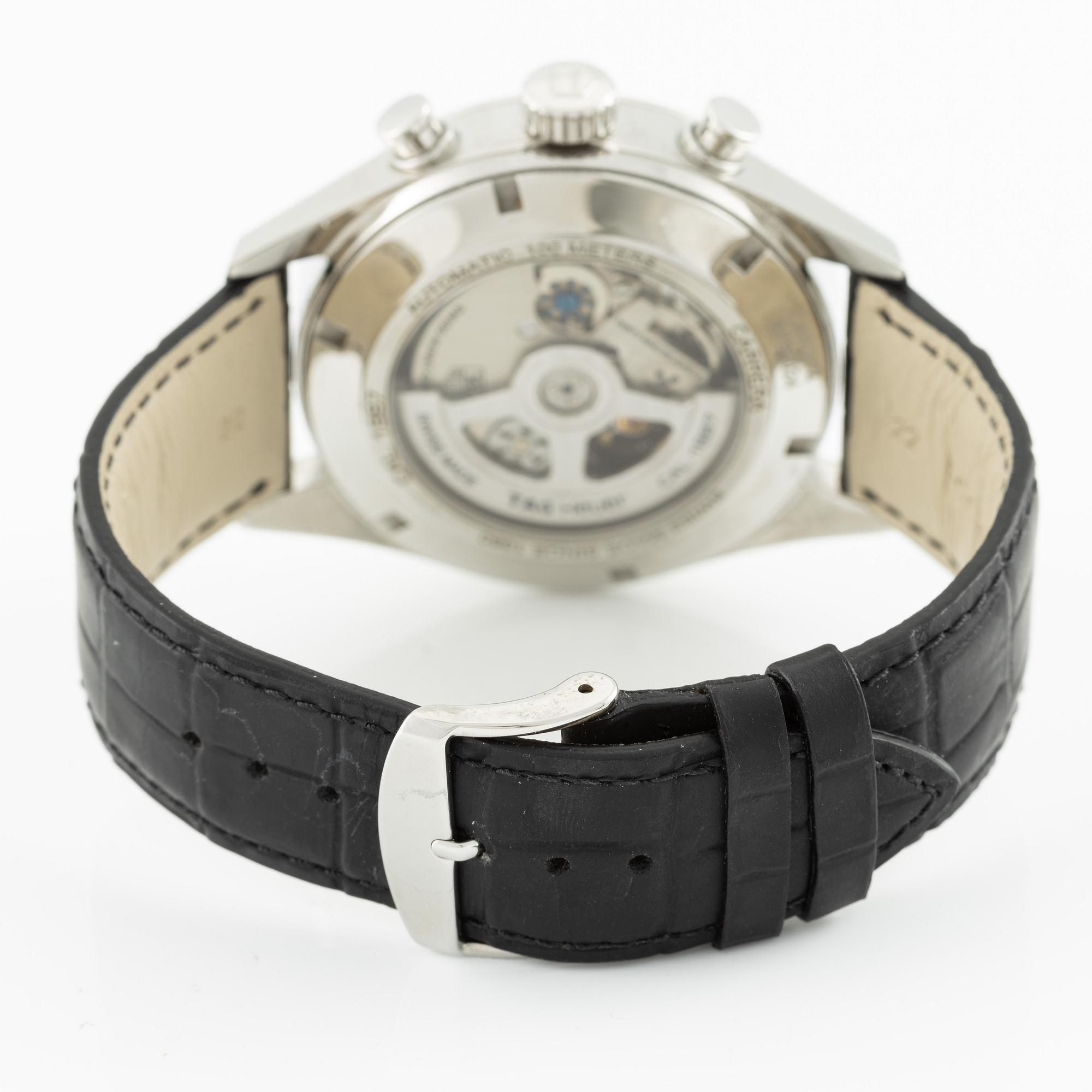 Tag Heuer, Carrera, chronograph, wristwatch, 43 mm.