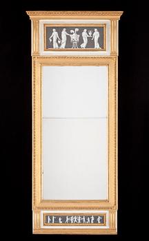 SPEGEL. Sengustaviansk, 1700-talets slut.