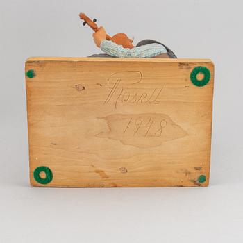 HERMAN ROSELL, sculpture, wood, signed and dated 1948.