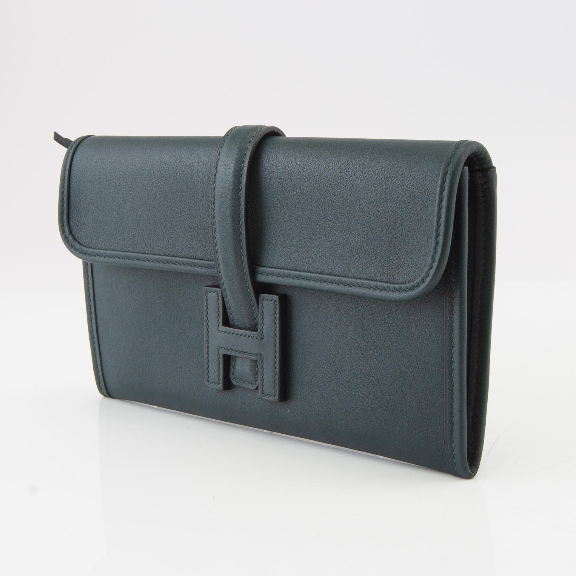 Hermés, wallet, "Portfeuille Jig duo Veau Swift" 2021.