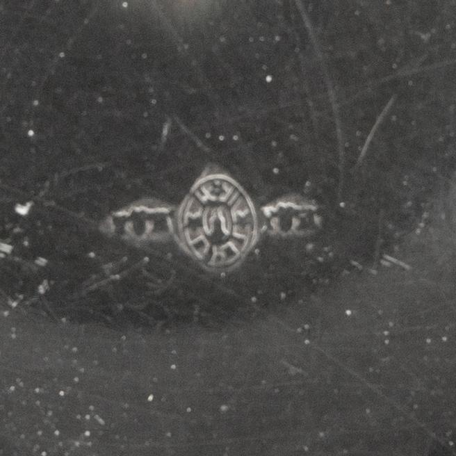 Coffee service, three pieces, silver plate, 20th century.