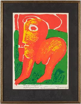 Bengt Lindström · BENGT LINDSTRÖM, färglitografi, signerad och numrerad 140/300.