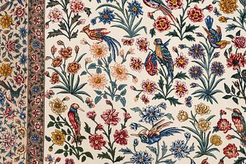 A, 'Golo Bolbol' rug, Isfahan, signed (Mahmoud and Mohammad Reza) Seirafian, c. 230 x 147 cm.
