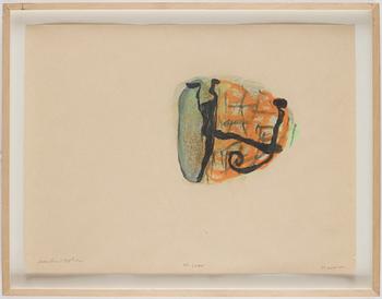 Olav Christopher Jenssen,  mixed media on paper, signed and dated 23.mars 1989.