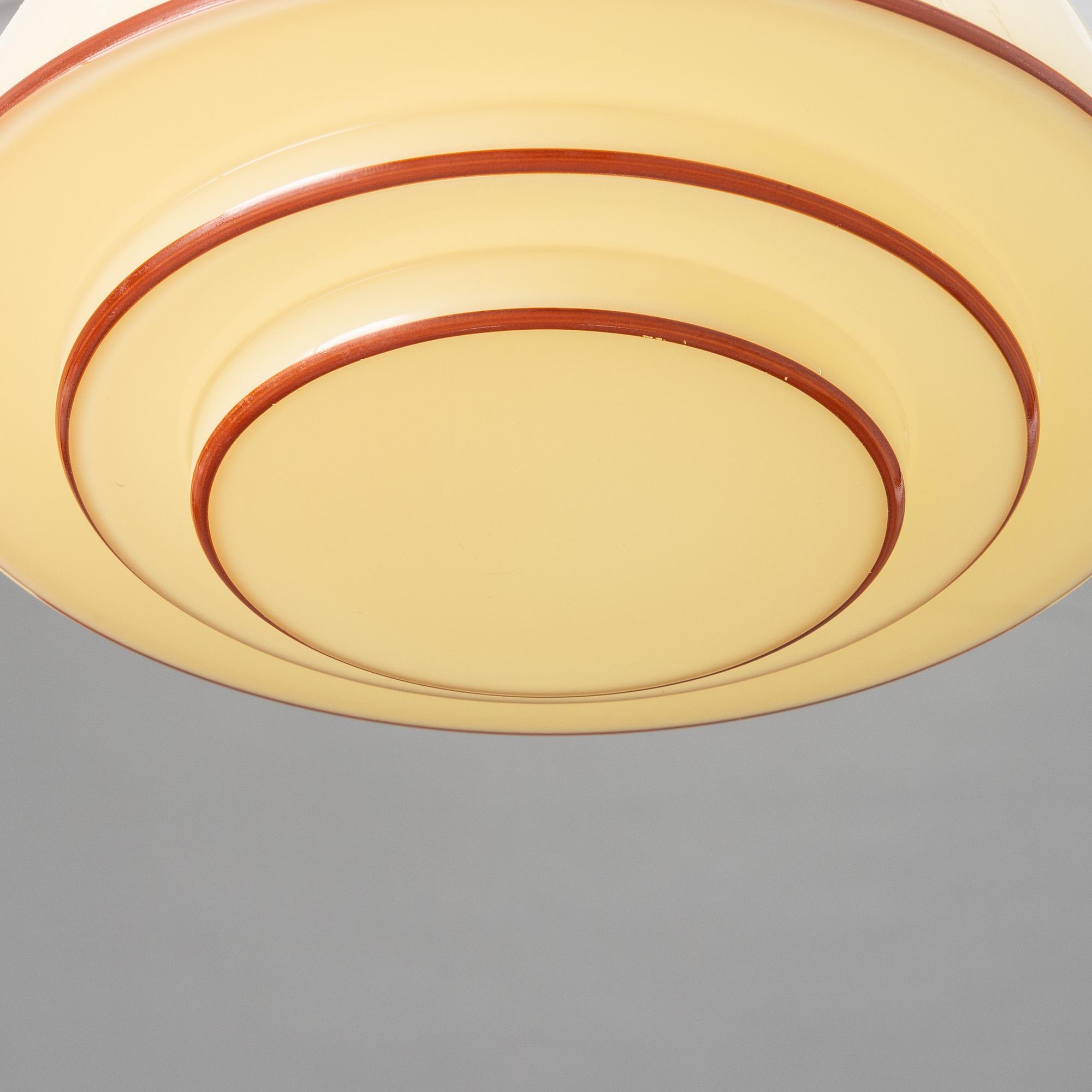 Harald Notini, a ceiling lamp model "10701", Arvid Böhlmarks Lampfabrik, Stockholm, 1930s.