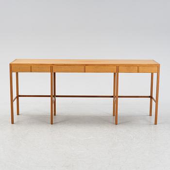 Nordiska Kompaniet, sideboard med ett par satsbord och serveringsvagn, 1950-tal.