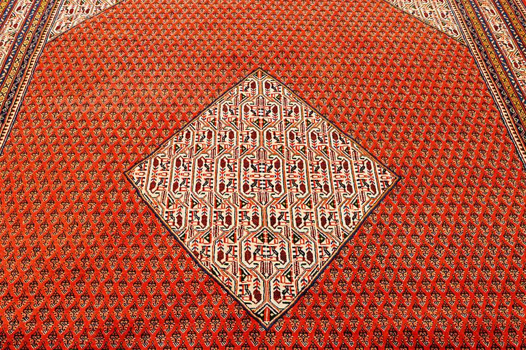 A Boteh Mir carpet, c. 346 x 242 cm.