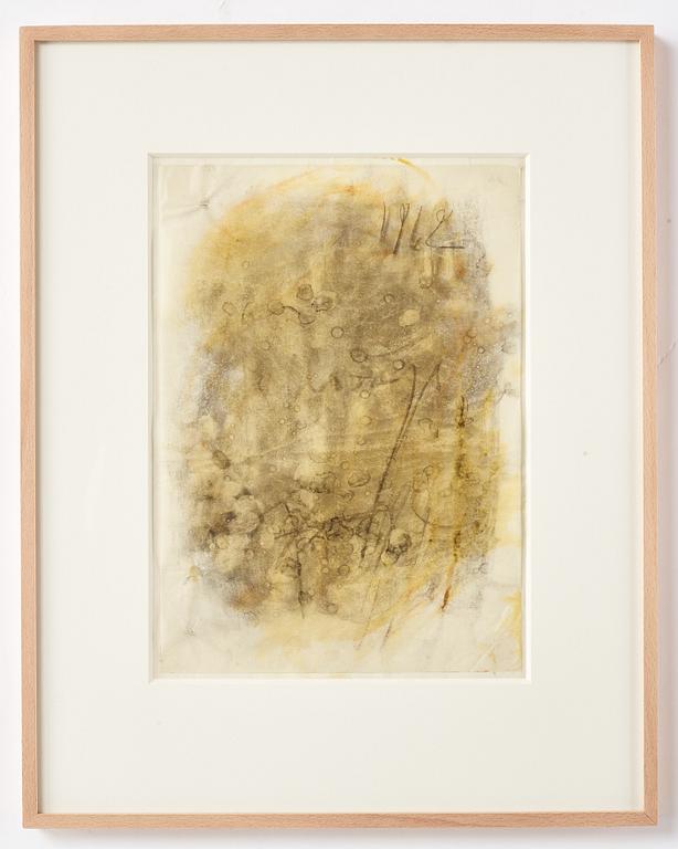 Eddie Figge, mixed media on thin paper, signed and dated 1962.