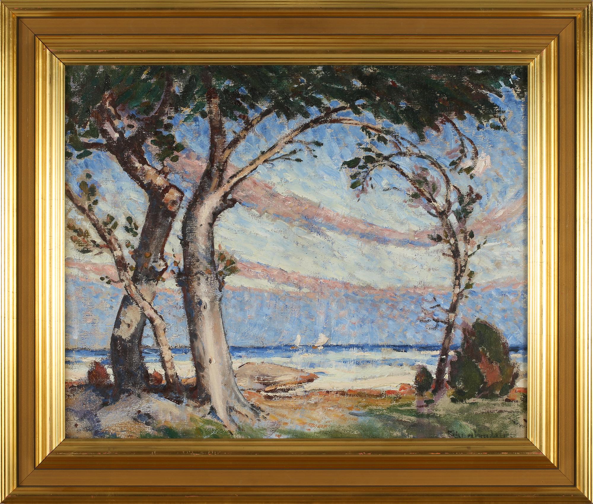 RIKARD LINDSTRÖM, olja på duk, signerad.