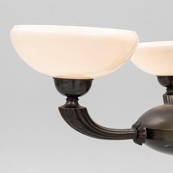 Harald Notini, ceiling lamp, model "6353", Arvid Böhlmark's Lampfabrik, 1920s/30s.