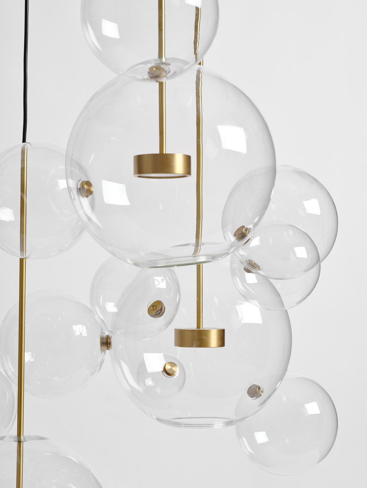Giopato & Coombes, a "Bolle 14" ceiling lamp, Italy, post 2015.