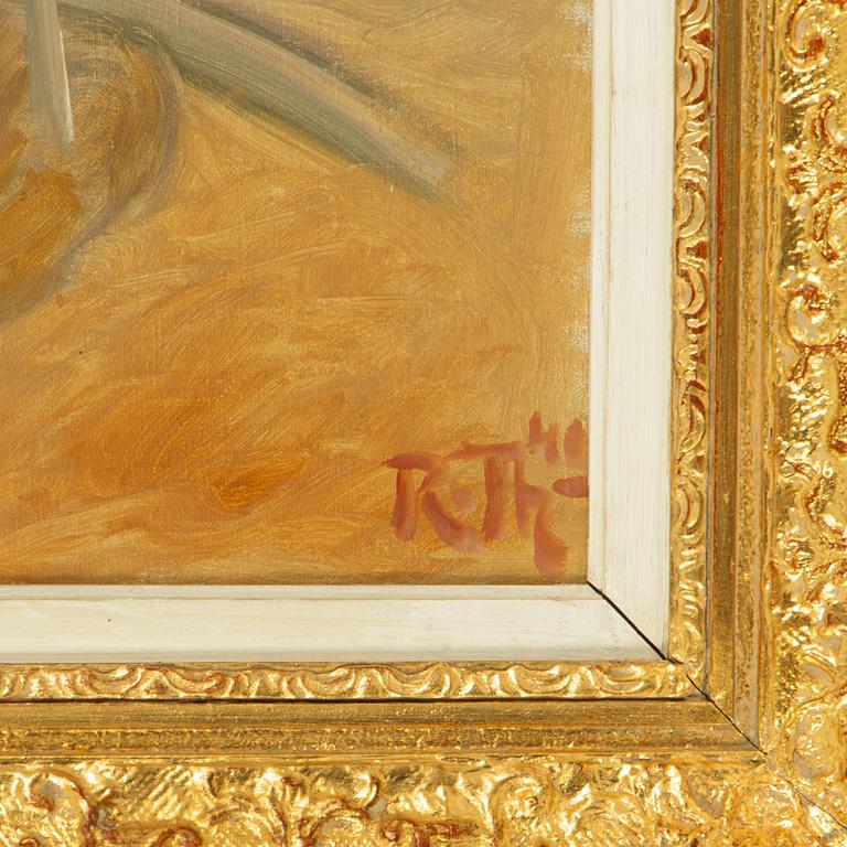 Rudolph Thygesen, Vårskog with melting snow.