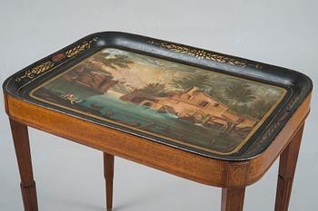 A EMPIRE TRAY TABLE.