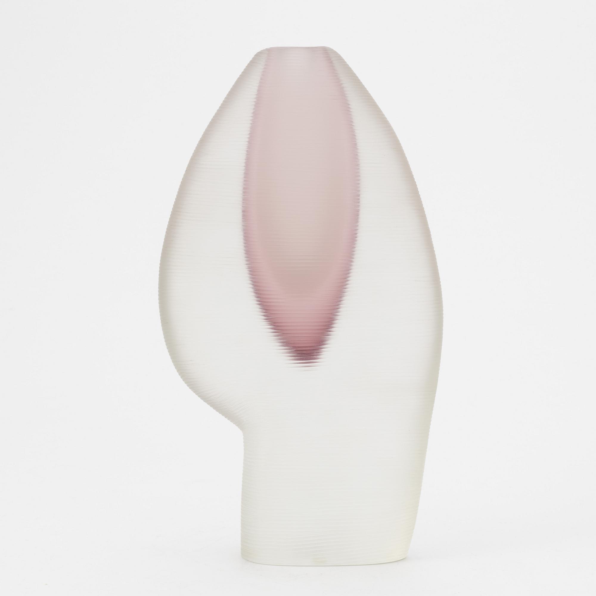 Alfredo Barbini, attributed to, a 'Sasso Inciso' glass vase, Vetreria Alfredo Barbini, Murano Italien, post 1962.