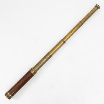 A telescope by F Newton Leicester, 19th century.