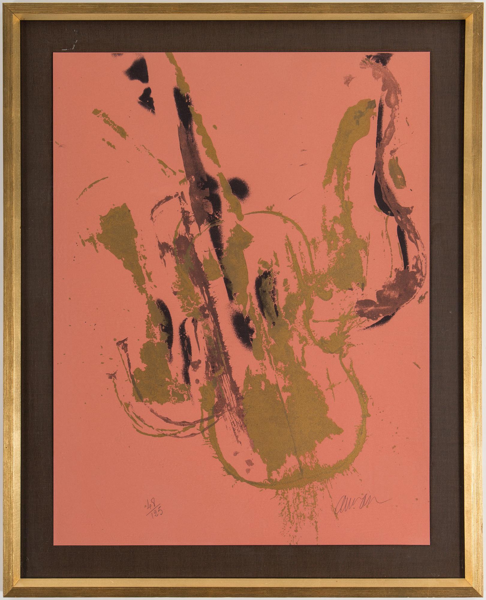 FERNANDEZ ARMAN, silkscreen, signed and numbered 48/125.