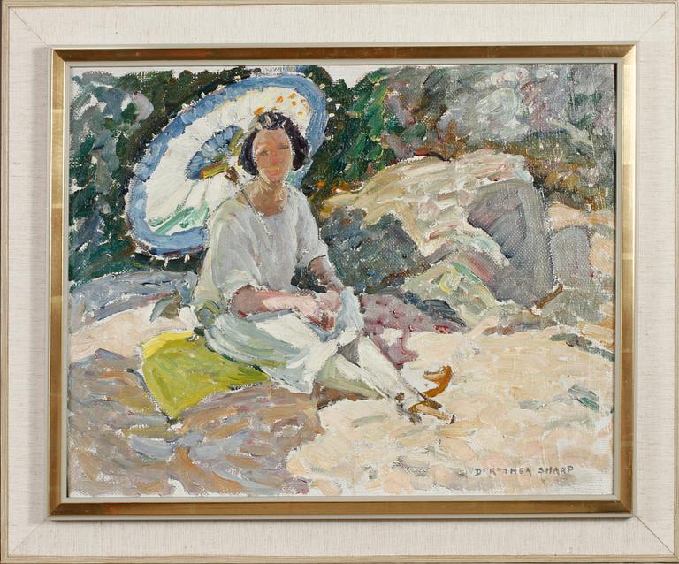 DOROTHEA SHARP, olja på duk, signerad.