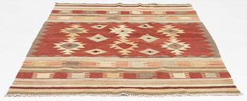 Rug, Kilim, approx. 185 x 120 cm.