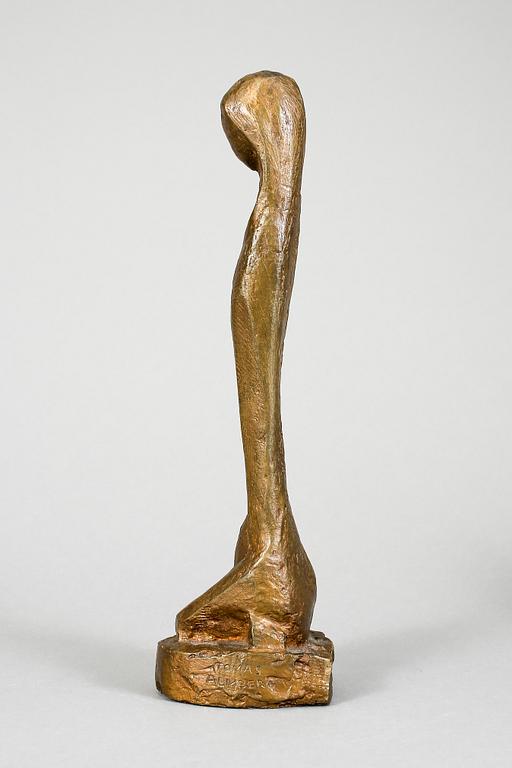 TOMAS ALMBERG, skulptur, brons, signerad.