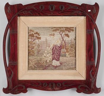 BRODERADE TAVLOR, ett par, Jugend, 1900-talets början.