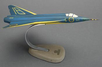 FLYGMODELL, SAAB, Saab-J35, "Draken". 1950-tal.
