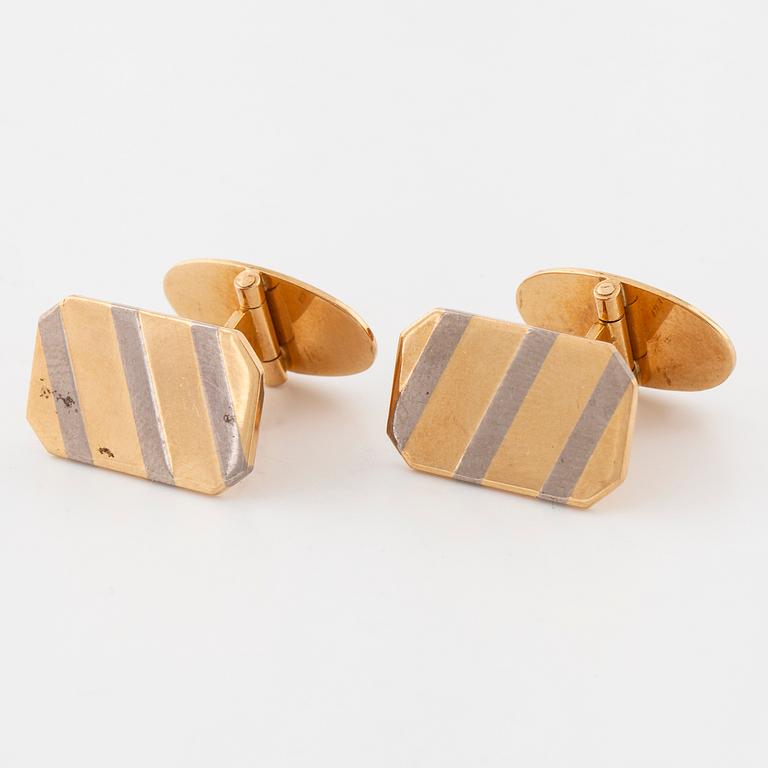 A pair of cufflinks by Engelbert, Stockholm, 1984.