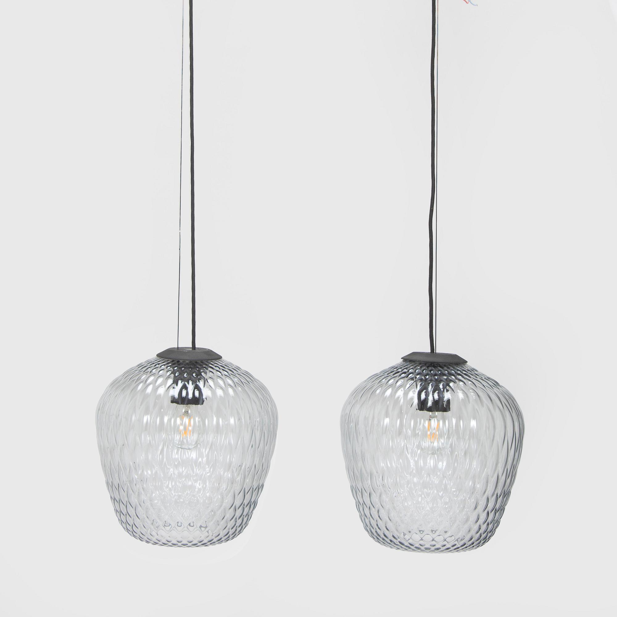 Samuel Wilkinson, a pair of “Blown” pendant lights, &Tradition.