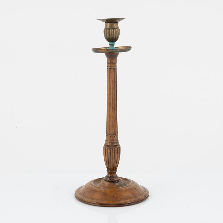 Ljusstake, George III, England, omkring år 1800.