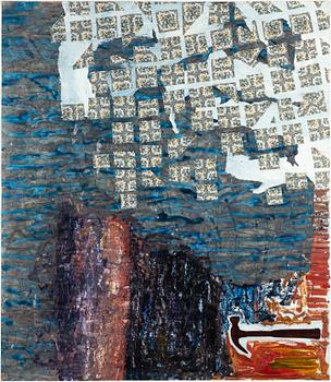 Max Mikael Book, mixed media on paper signed 1987 and numbered 2/6 verso.