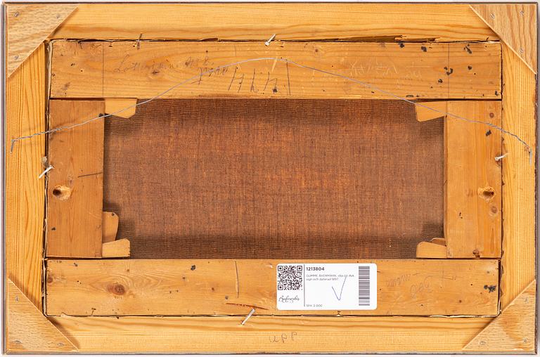 GUMME ÅKERMARK, oil on canvas, signed and dated 1897.