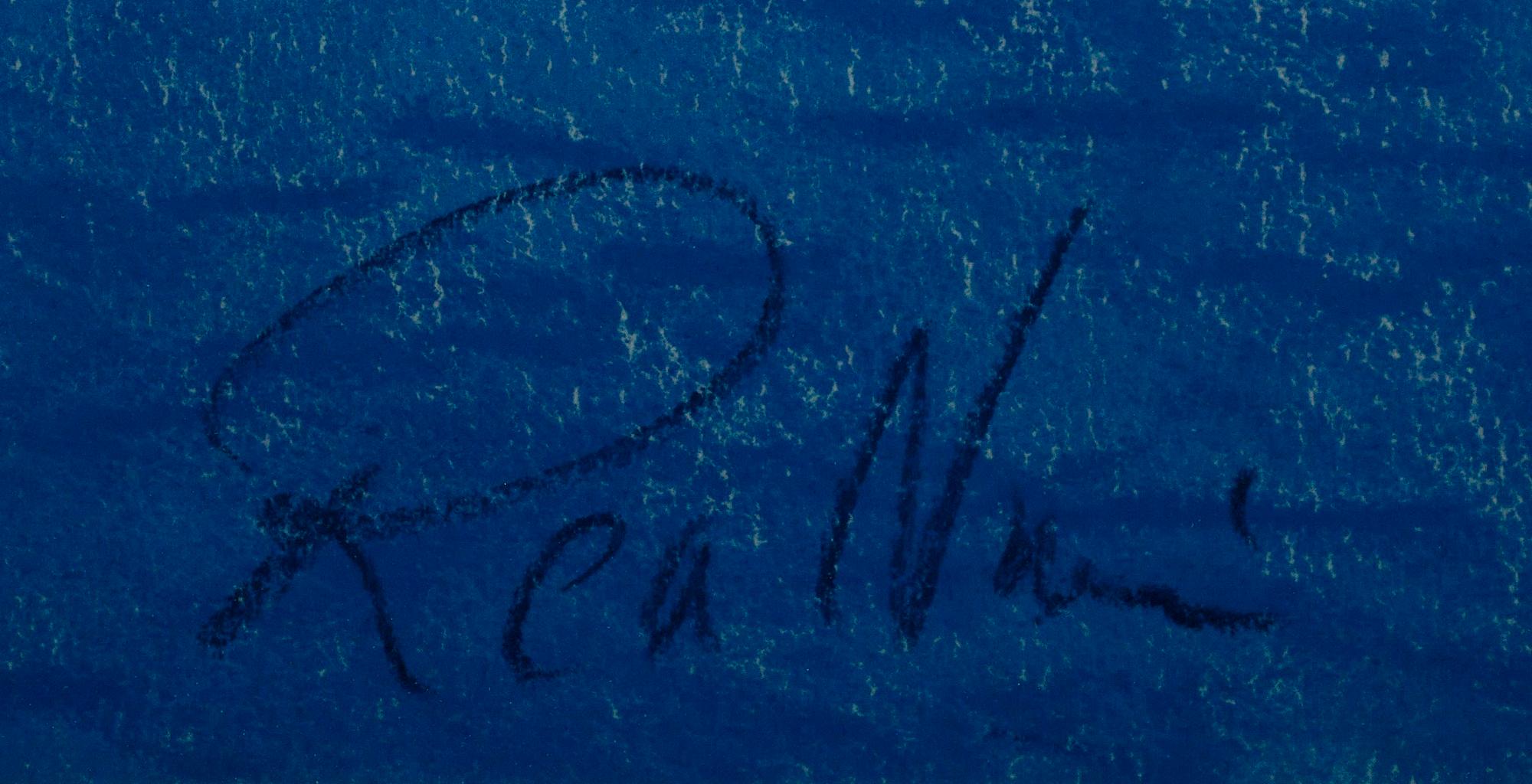 REA NURMI, pastel, signerad.