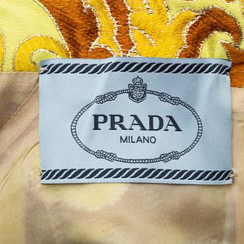 Prada, a silk embroidered dress and coat, size 36.