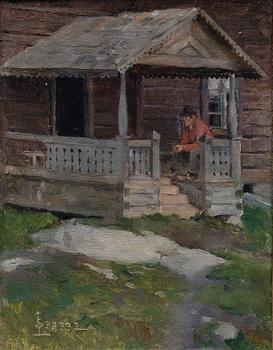 LOUIS SPARRE, oil on canvas, signed.