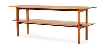 443. A Josef Frank mahogany library table, Svenskt Tenn, Sweden probably 1950-60's, model nr 648.