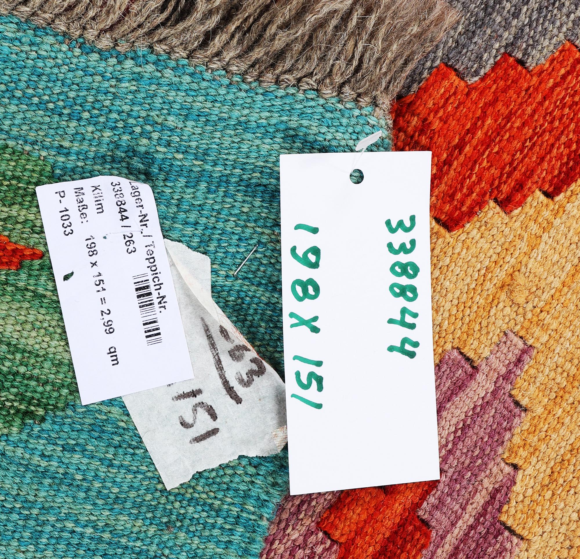 A carpet, Kilim, c. 198 x 151 cm.