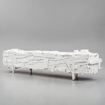 Finn Ahlgren, / Godspeed, a unique "trash sideboard", his own studio, Stockholm 2014.