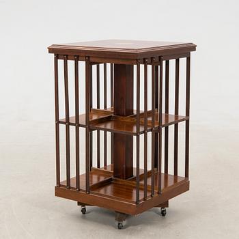 Revolving bookcase, late 20th century.