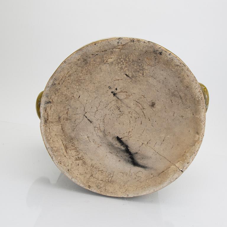 Signe Persson-Melin, a signed glazed stoneware urn.