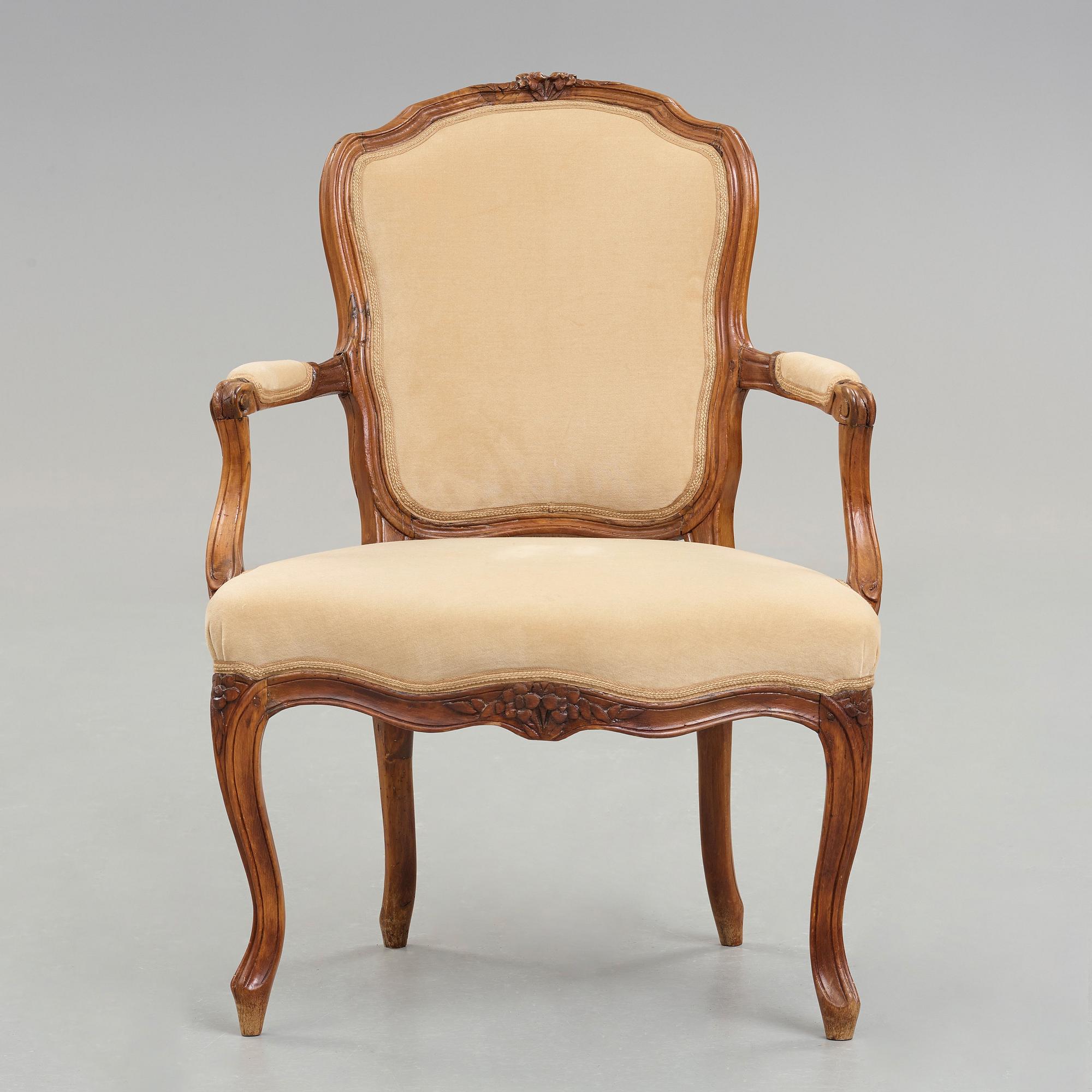 A Louis XV 18th century armchair.
