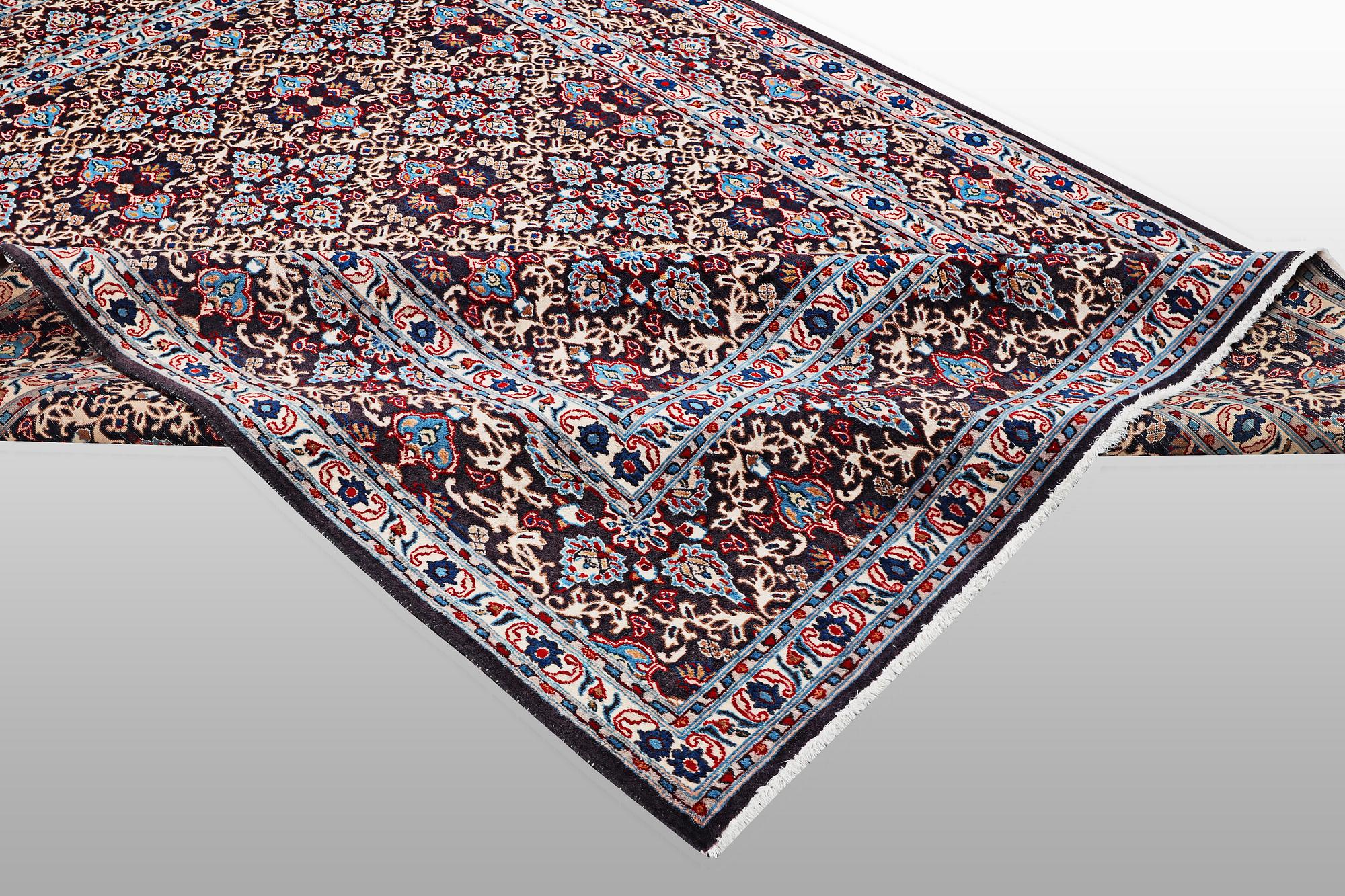 A carpet, Moud, ca 286 x 200 cm.