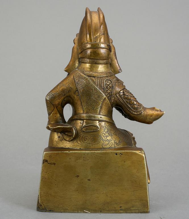 SKULPTUR, brons, Kina, tidigt 1900-tal.