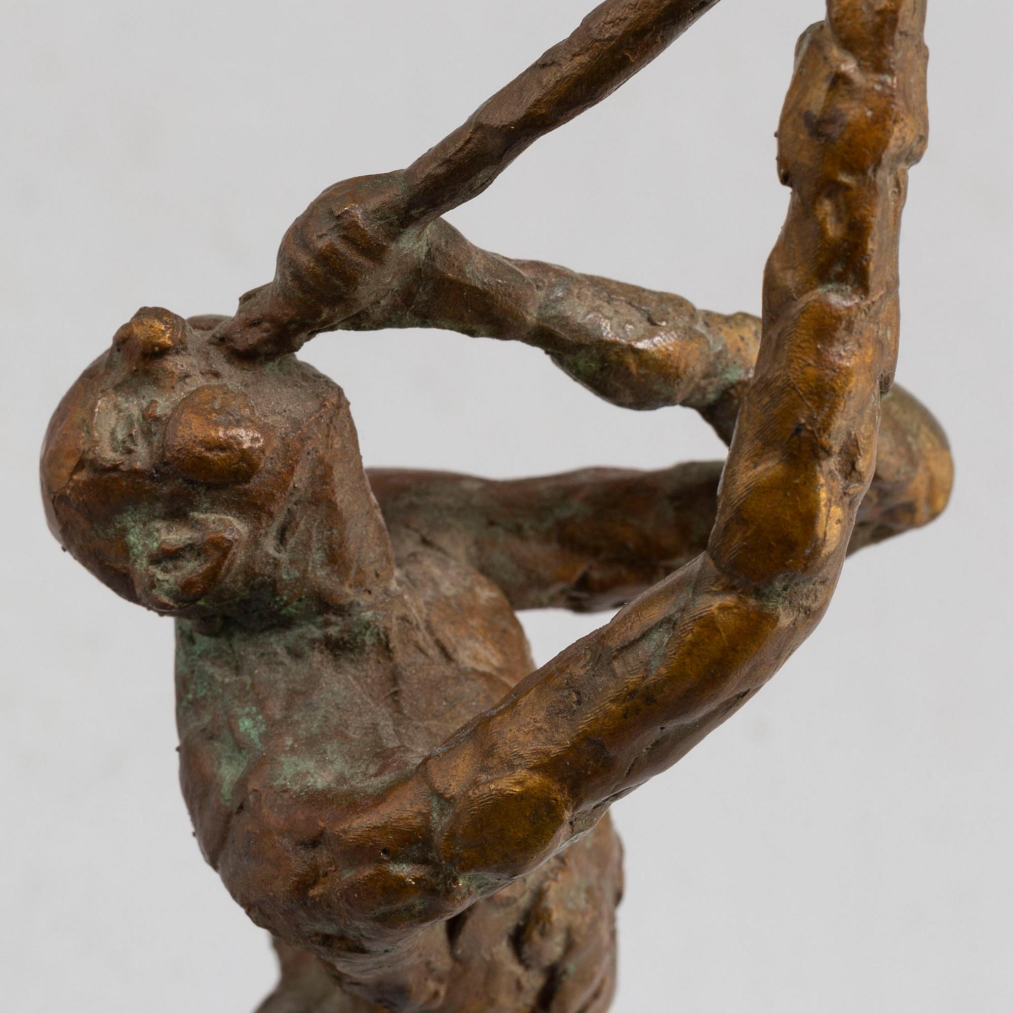 ERIK HÖGLUND, skulptur, brons, signerad.