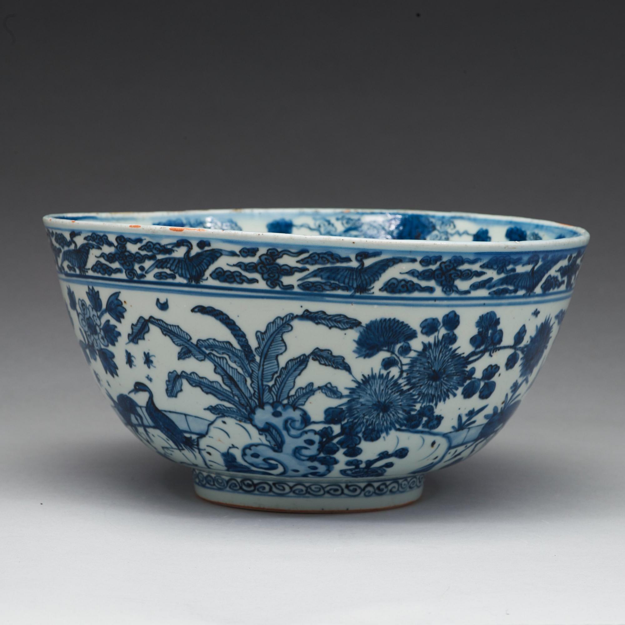 PRAKTSKÅL, porslin, Mingdynastin, Wanli (1572-1620).