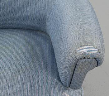 FÅTÖLJ, "Hemmakväll" Carl Malmsten, O.H. Sjögren, Tranås, omkring 1900-talets mitt.