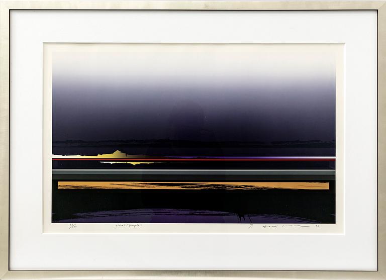 Tetsuro Sawada, färglitografier 3 st signerade daterade och numrerade 97 73-76-83/100.