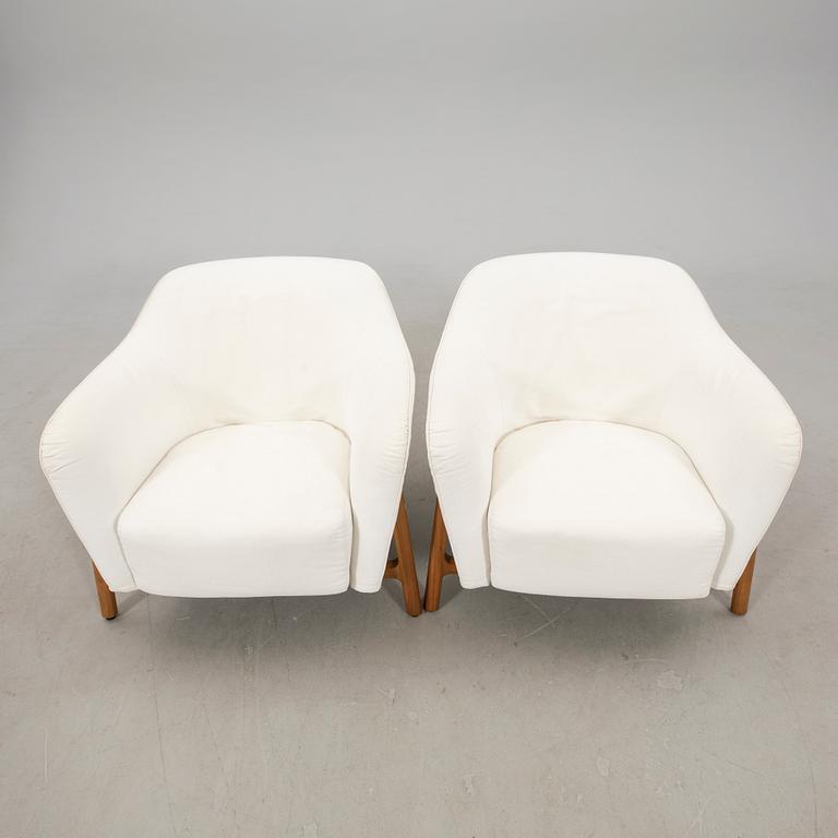 Philippe Nigro, a pair of armchairs, "Pilotis Nigro", for de Padova, 21st century.