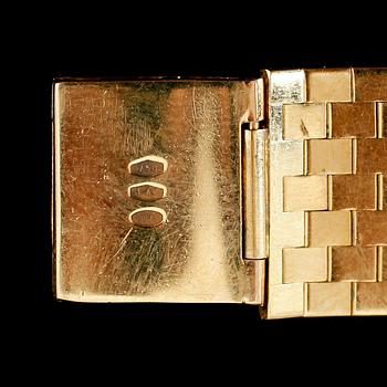 ARMBANDSUR, 18 k guld, Patek Philippe, Ellipse, Geneve. Vikt med urverk ca 64 gram.