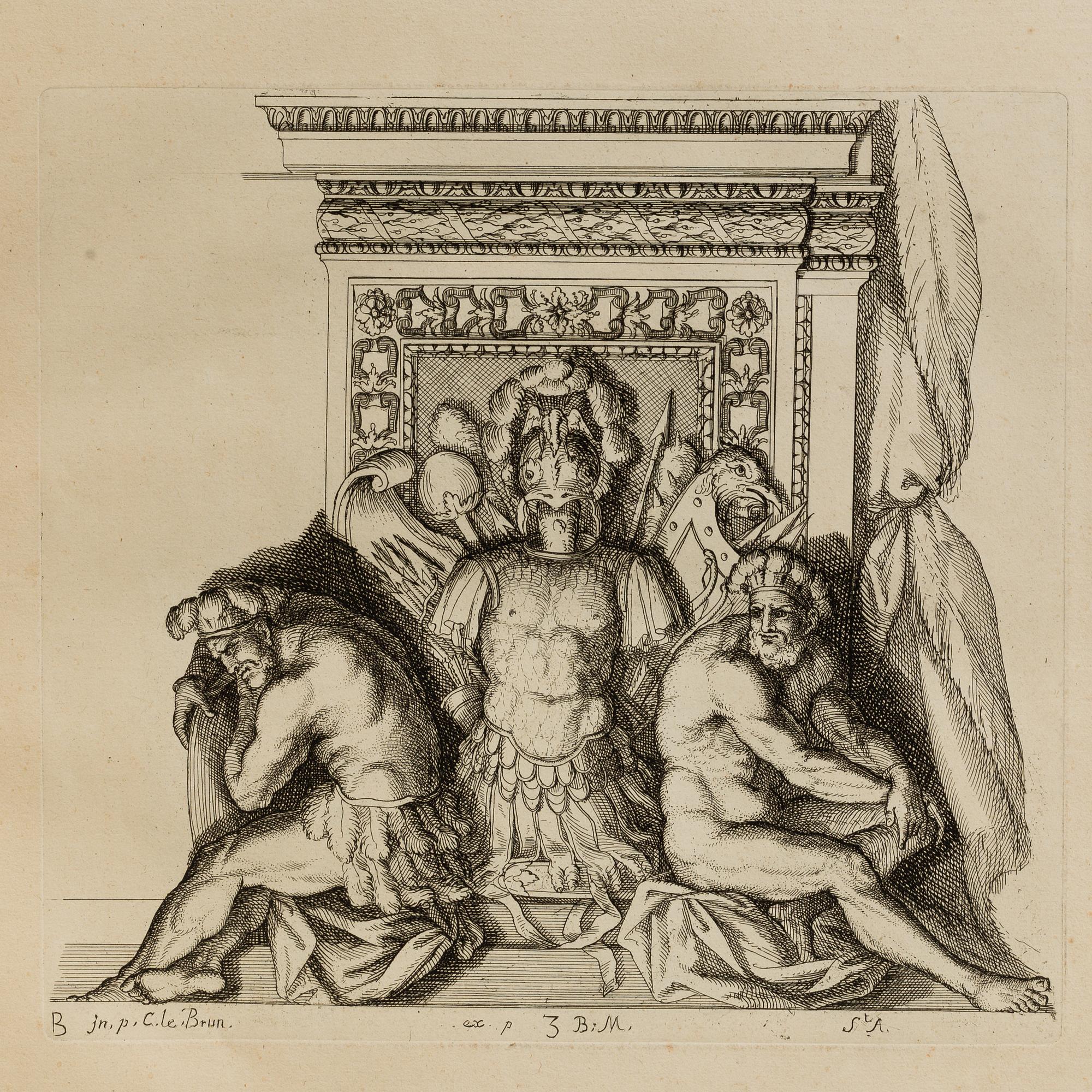 BOK, Charles Le Brun: La Petite Gallerie du Louvre du Dessein de feu Mr. Le
Brun. Premier Peintre de Sa Majesté.