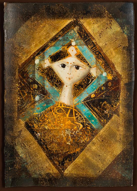 MERSAD BERBER, blandteknik på papper.