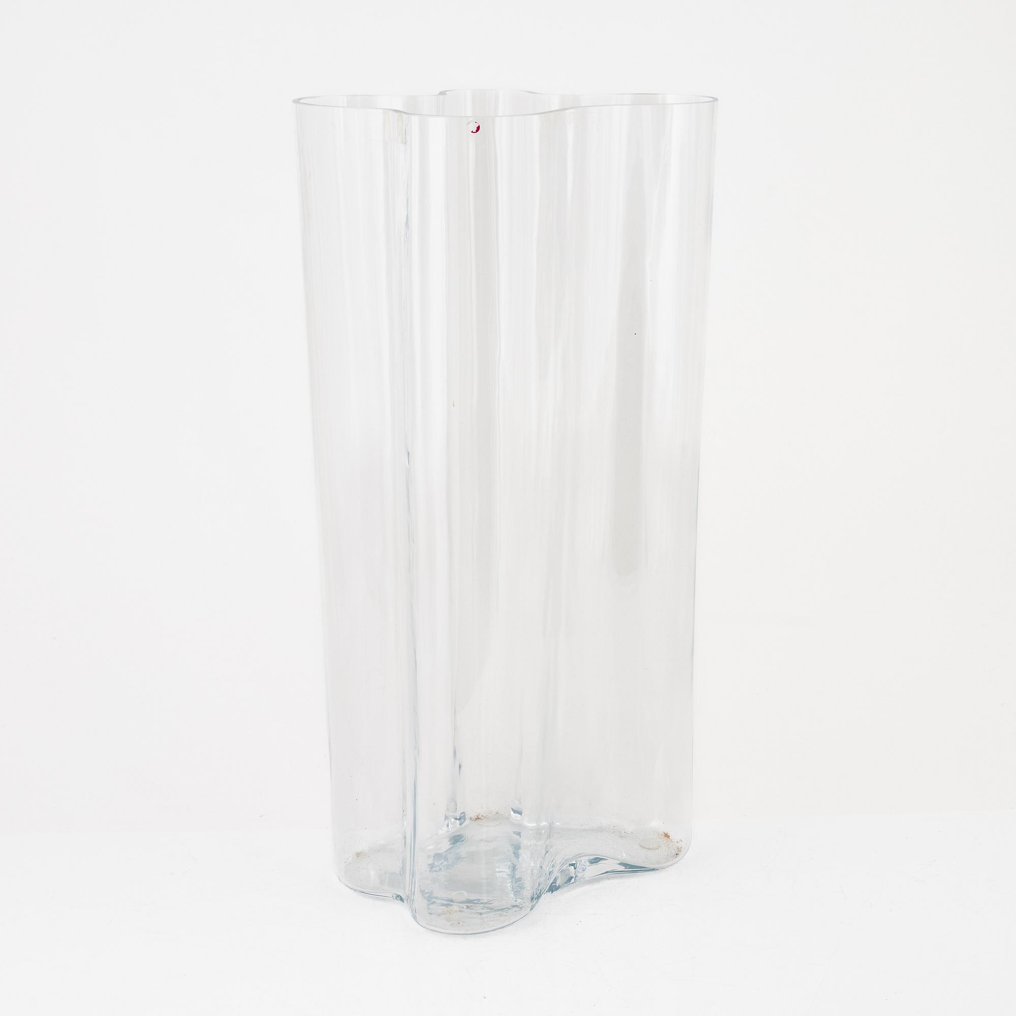 An Alvar Aalto vase, model 0551, signed Alvar Aalto Iittala 2000.